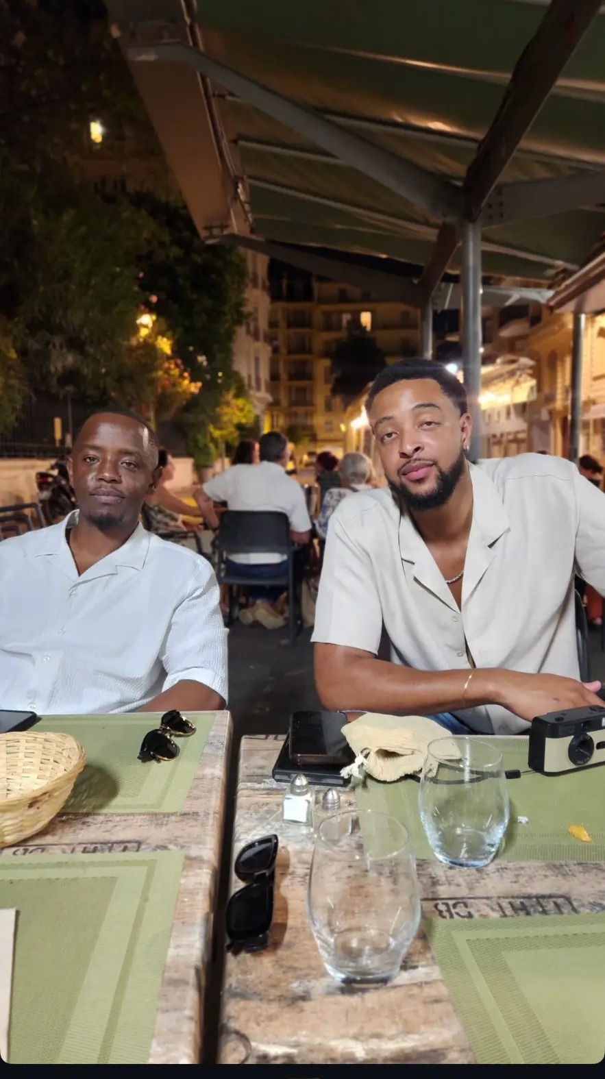Dayo Banjoko out in Lagos at night